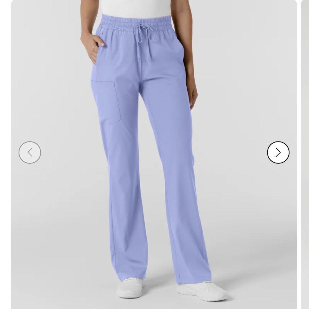 Boundless Women's Bootcut Scrub Pant Cecil Blue Wonder Wink